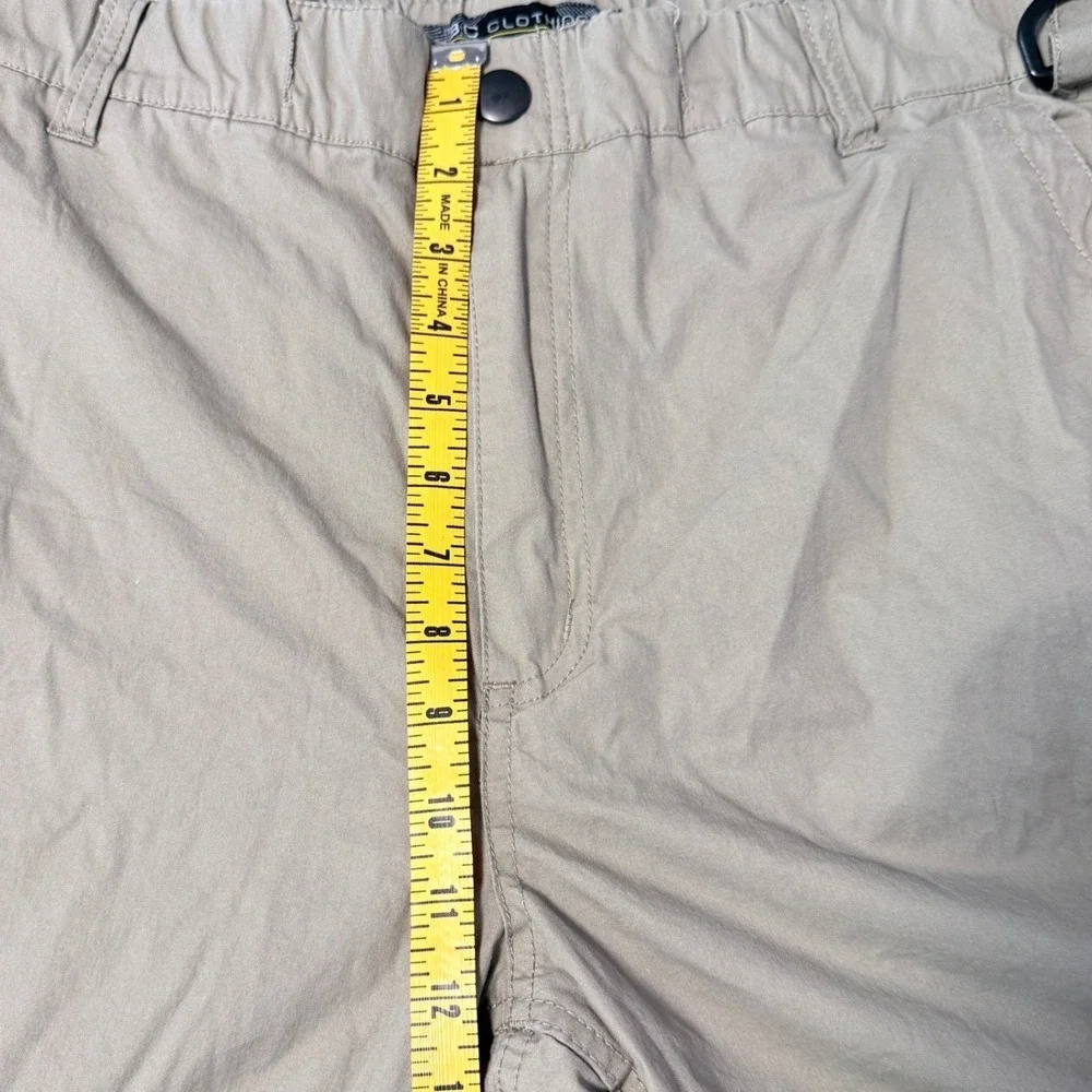BC Clothing Cargo Hiking Pants Mens XLx30 Tan Lined Outdoor Utility Straight Leg